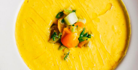 Chilled Yellow Tomato Soup