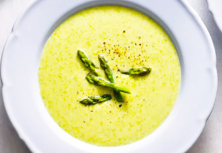 Cream of Asparagus and Zucchini