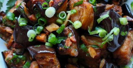 Eggplant Salad Japanese Style