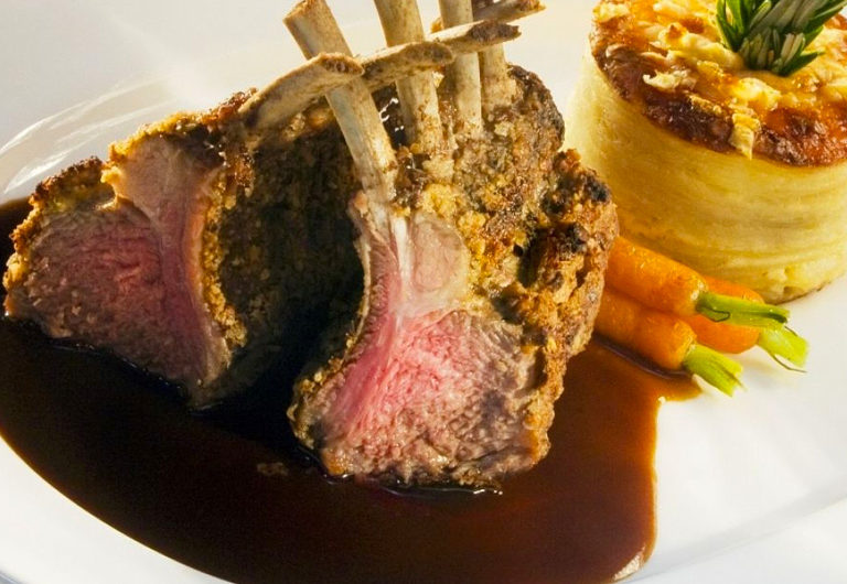 Lamb Chops in a Wine Mustard Sauce
