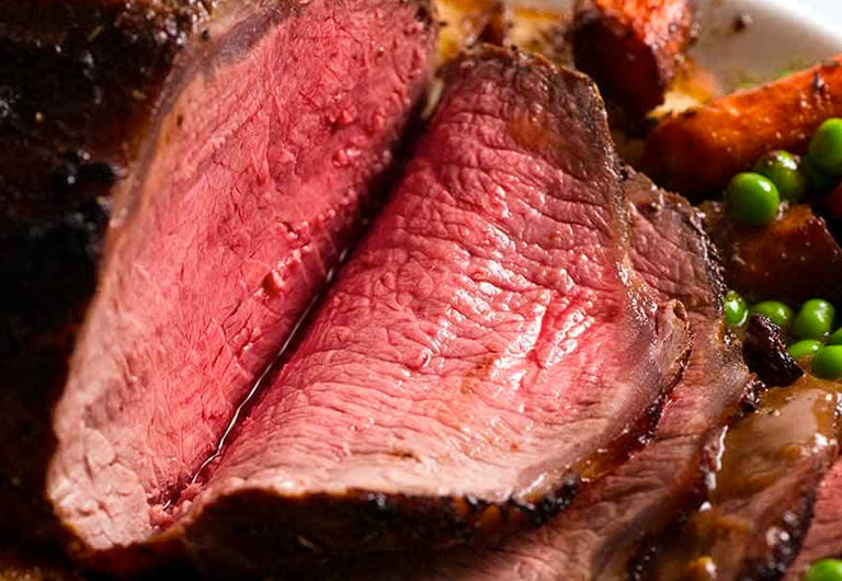 Roast Beef With Wild Mushroom Sauce