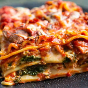 Roasted Veg Lasagne (Chalav Yisrael)
