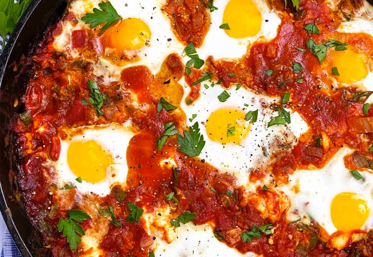 Shakshuka (multiple variations, gluten free)